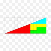 三角形缺方拼图悖论数学-三角形