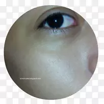 睫毛延伸眉颊下巴额头中式中空框