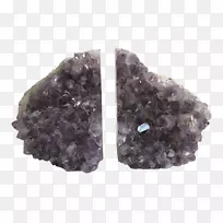 水晶紫石英紫水晶火成岩紫罗兰