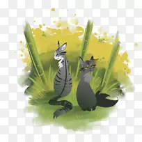 勇士队，火烈鸟，云尾，弯星，艾琳，亨特-人