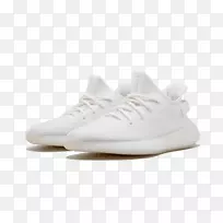 阿迪达斯Yeezy运动鞋白色阿迪达斯原件-阿迪达斯