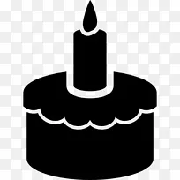 电脑图标生日蛋糕-蜡烛