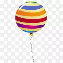 生日玩具气球派对贺卡及便笺-生日