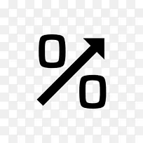 符号百分比箭头符号计算机图标箭头