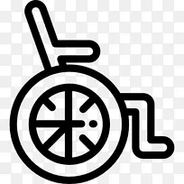轮椅电脑图标残疾-轮椅