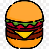 食品头饰剪贴画-最佳汉堡食品美味食品