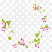 花卉设计-藤本植物枝条剪贴画