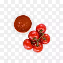 番茄素食烹饪比萨饼有机食品-番茄