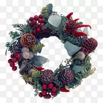 圣诞桌面壁纸节日花圈-情人节玫瑰