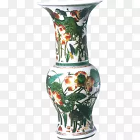花瓶瓷罐蓝白陶器花瓶