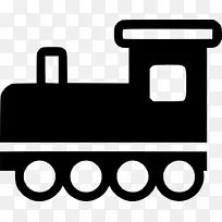 玩具火车和火车装置剪辑艺术设计