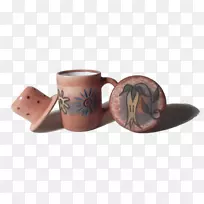 陶瓷咖啡杯，陶器杯，灌装器.杯子
