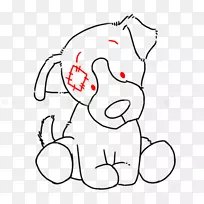 博美拉尼亚犬鼻画夹艺术-小狗