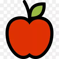 iphone x电脑图标节食苹果水果像素