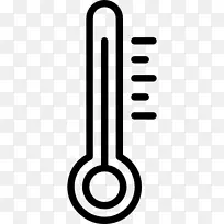 电脑图标温度计符号剪辑艺术高温姿势练习