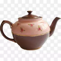 茶壶棕色贝蒂餐具-茶