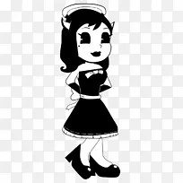 本迪和墨水机巧妙地绘制游戏剪贴画-。