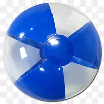 沙滩球塑料蓝球
