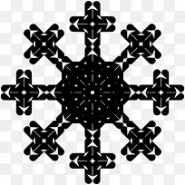 雪花电脑图标剪贴画-雪花