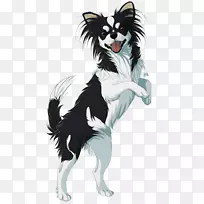犬种卡通爪子
