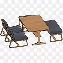 床头柜，椅子，床垫餐厅-桌子
