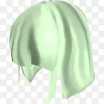 绿色头盔颈设计