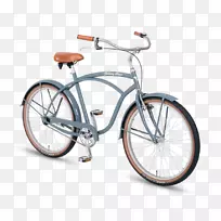 巡洋舰自行车轮毂齿轮约翰尼位置自行车框架-自行车