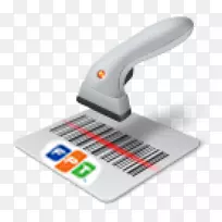 条形码扫描器计算机图标qr代码电子商务