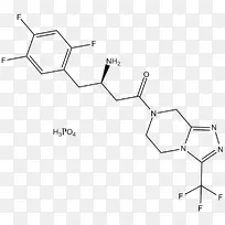 Sitagliptin二肽肽酶-4抑制剂酶抑制剂蛋白酶