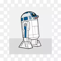 r2-d2星球大战标志机器人-星球大战