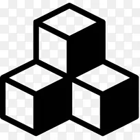 计算机图标立方体剪贴画立方体