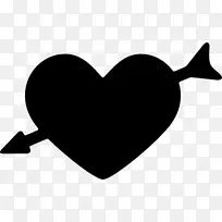 心脏箭头符号剪辑艺术-心脏