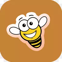 笑夹艺术-喝蜜蜂