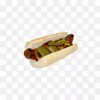 热狗香肠三明治意大利菜汉堡包烧烤-热狗