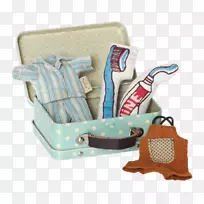 牙仙手提箱儿童鼠标旅行行李箱