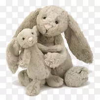 毛绒玩具和可爱玩具家养兔子水母-玩具
