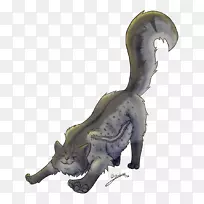 猫雕像尾颚动物-猫