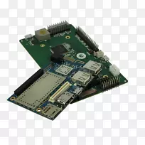 微控制器gumstix扩展卡模块上计算机印刷电路板linux