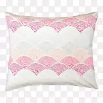 投掷枕头垫粉红色m-枕头