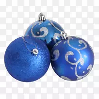 圣诞装饰品钴蓝-圣诞树蓝色