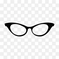 猫眼眼镜夹艺术眼镜