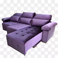 沙发床沙发紫色椅子-紫色