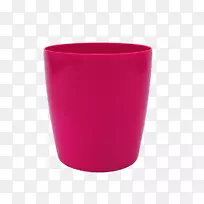 花盆花瓶塑料粉红盆栽土花瓶