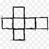 长方体网形几何图形立方体