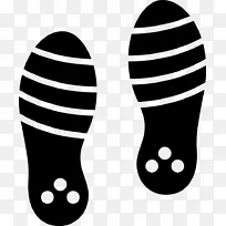 运动鞋滑动鞋脚印莫卡辛