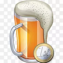 啤酒电脑图标酒精饮料剪辑艺术-啤酒