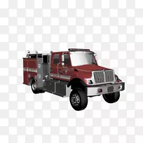 消防车模型消防处标尺模型汽车