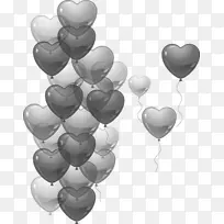 心脏气球夹艺术-心脏