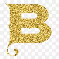字母表字母金色闪光字体-黄金