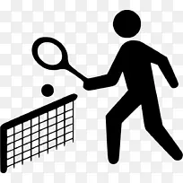电脑图标网球中心网球拍运动-网球